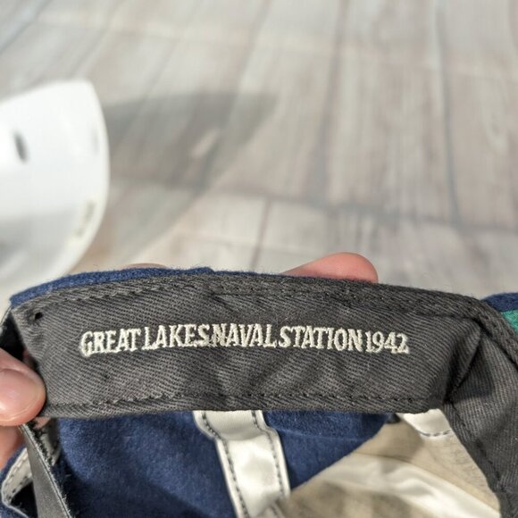 Ebbets Field from J.Crew Great Lakes Naval Station-1942 Broadcloth Baseball Cap - Picture 5 of 7